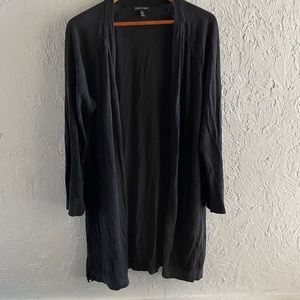 Eileen Fisher Tencel Blend Open Cardigan